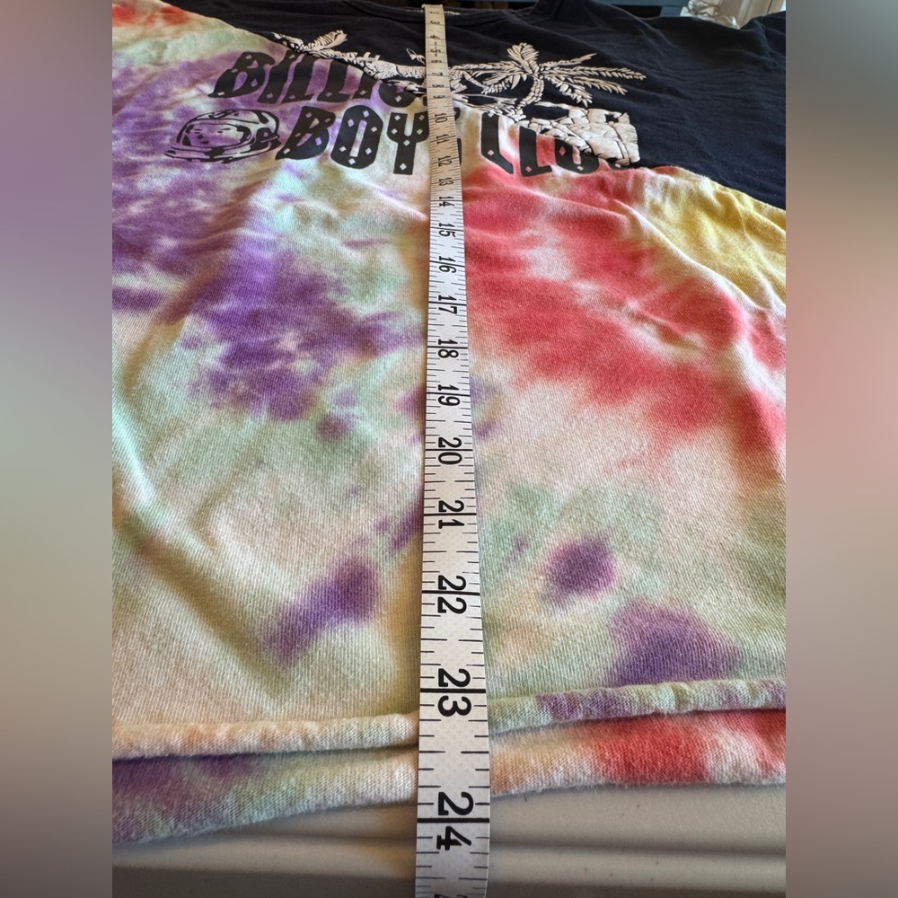 Billionaire Boys Club XL Tie Dye Graphic T-Shirt Black Multicolor Cotton - Picture 10 of 11